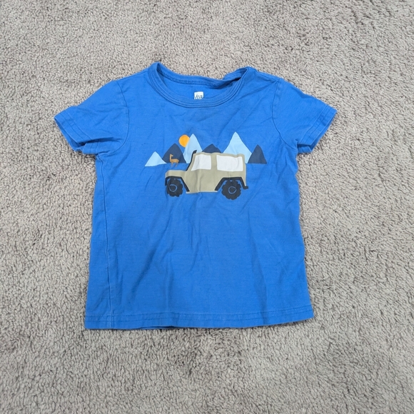 Tea Collection Blue Graphic T-Shirt - Picture 1 of 5